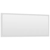 White Bathroom Mirror 35.4x0.6x14.6 Engineered Wood